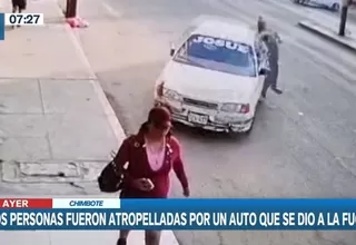 Chimbote: Dos personas atropelladas por auto que se dio a la fuga