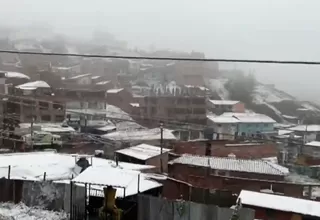 Cusco: Suspenden clases por caída de nieve y bajas temperaturas