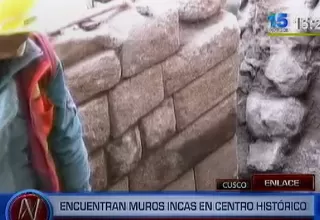 Cusco: arqueólogos encuentran muros incas en Centro Histórico
