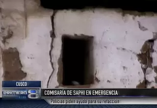 Cusco: Comisaría de Saphi en emergencia