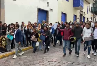 Cusco: Continúan protestas contra la venta virtual de boletos para Machu Picchu