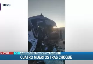 Cusco: Cuatro muertos y más de 25 heridos tras choque de buses interprovinciales