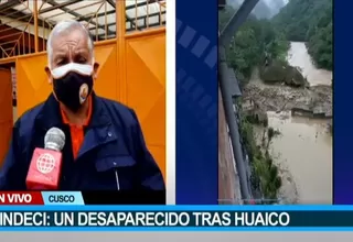 Cusco: Un desaparecido tras huaico en Aguas Calientes