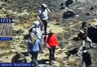 Cusco: Cámaras registraron ataque a instalaciones de mina Antapaccay en Espinar
