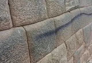 Cusco: desconocidos realizaron pintas en muro inca