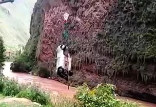 Cusco: Un menor de 2 años desapareció tras la caída de un auto al río Vilcanota
