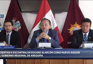 Edgar Alarcón fue presentado como nuevo asesor del gobierno regional de Arequipa