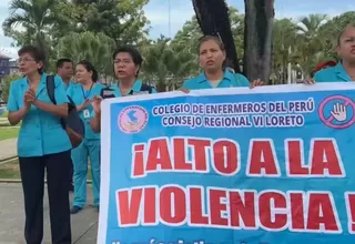 Enfermeras de Loreto exigieron justicia por colega ultrajada