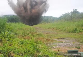 Fuerzas Armadas destruyeron tres ‘narcopistas’ clandestinas de aterrizaje en Huanta