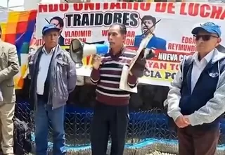 Huancavelica: Gremios se movilizan y anuncian paro
