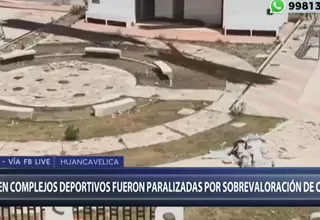 Huancavelica: obras deportivas están paralizadas por sobrevaloración de costos