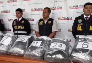 Huancavelica: Policía Nacional incautó más de una tonelada de insumos químicos