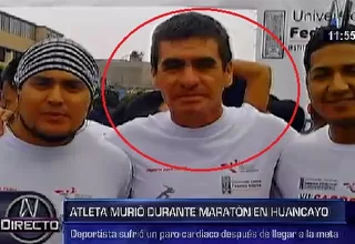 Huancayo: atleta murió tras llegar a la meta en Maratón de Los Andes