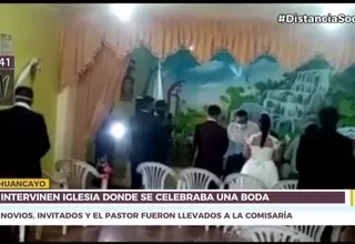 Huancayo: Autoridades intervinieron iglesia donde se realizaba boda