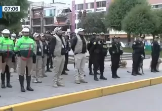 Huancayo: Dan inicio al plan de operaciones por seguridad de cara a las fiestas de fin de año