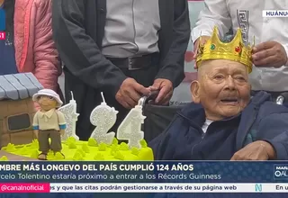 Huánuco: Hombre más longevo del Perú cumplió 124 años