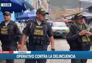 Huánuco: Operativo policial ante la llegada de fiestas de fin de año