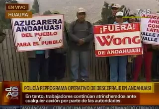 Huaura: trabajadores de azucarera Andahuasi alertas ante orden de descerraje
