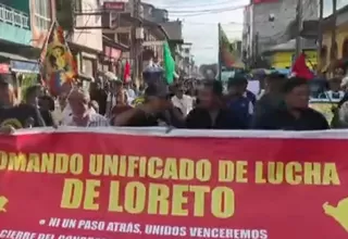 Iniciaron manifestaciones en Iquitos