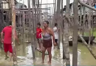 Iquitos: Vecinos de Maynas en riesgo por crecida del río