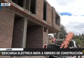 Junín: Descarga eléctrica ocasionó la muerte de obrero de construcción