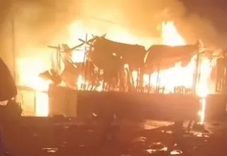 Loreto: Incendio dejó varias familias damnificadas en Requena