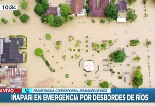 Madre de Dios: Ciudad de Iñapari se encuentra inundada tras desborde de río Acre