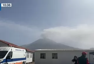 Moquegua: Volcán Ubinas continúa emanando cenizas y gases tóxicos