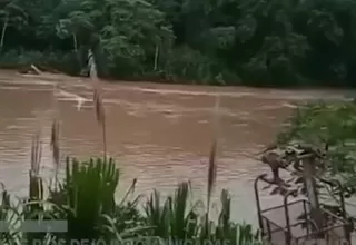 Oxapampa: Aumento de caudal de ríos dejó incomunicadas varias localidades