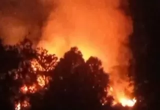 Oxapampa: Reportan incendio forestal en Chontabamba