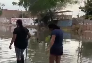 Piura: Calles inundadas por lluvias