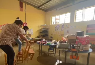 Piura: Colegio suspendió clases por rotura de desagüe 