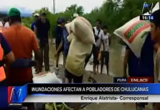 Piura: inundaciones afectan varios sectores de Chulucanas