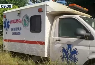 Pucallpa: Dos ambulancias asignadas a puestos de salud se encuentran abandonadas y en pésimas condiciones