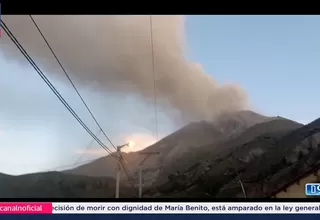 Reportan nuevas explosiones en el volcán Ubinas