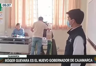 Róger Guevara es el nuevo gobernador de Cajamarca