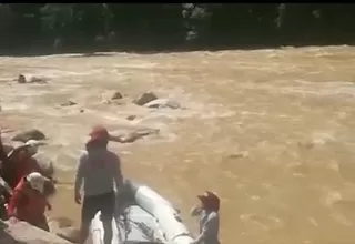 Seis personas desaparecidas en río Chanchamayo