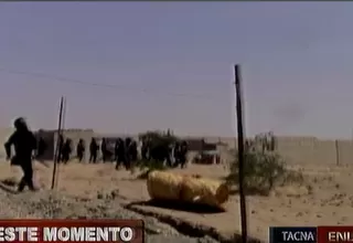 Tacna: invasores se enfrentan violentamente con la policía por desalojo