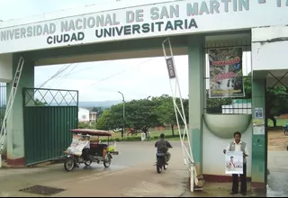 Tarapoto: estudiantes tomaron Universidad Nacional de San Martín
