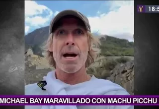 Cusco: Cineasta Michael Bay quedó deslumbrado con Machu Picchu