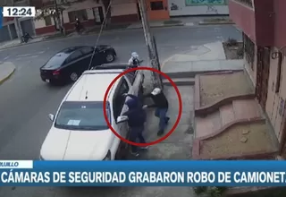 Tres delincuentes robaron moderna camioneta en Trujillo