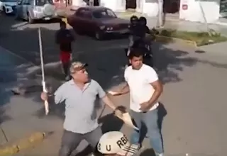Trujillo: Agentes heridos tras enfrentamiento con ambulantes
