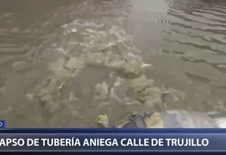 Trujillo: aniego se registra en la avenida Mansiche