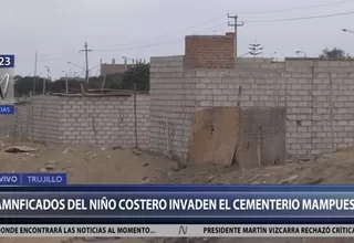 Trujillo: damnificados de El Niño costero invaden cementerio abandonado