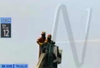 Trujillo: bomberos controlaron el incendio registrado en galería comercial