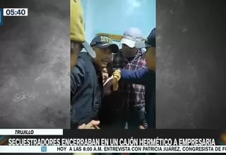 Trujillo: Secuestradores encerraban en un cajón hermético a empresaria