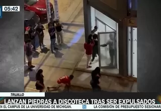 Trujillo: Sujetos ebrios lanzaron piedras a discoteca tras ser expulsados