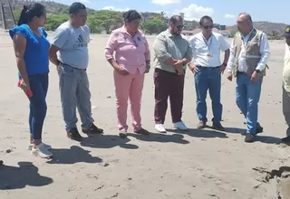 Tumbes: Encuentran primer petroglifo en la orilla de la playa de Zorritos