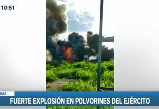 Tumbes: Fuertes explosiones se registraron en polvorines del Ejército