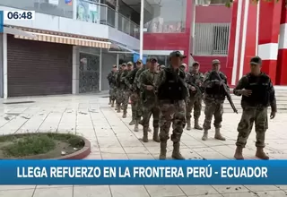 Tumbes: Agentes de la Dinoes llegaron a la frontera Perú-Ecuador